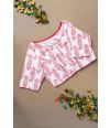 PRINTED MOTIFS ON COTTON ALTERABLE BLOUSE