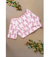 PRINTED MOTIFS ON COTTON ALTERABLE BLOUSE