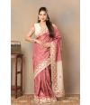 GUJARATI EMBROIDERY ON TUSSAR DRAPE