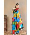 Geometric Abstract Printed Tussar