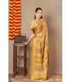Mirror work printed modal silk