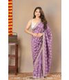 Chiffon Zari Threadwork Saree