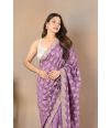 Chiffon Zari Threadwork Saree