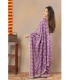 Chiffon Zari Threadwork Saree