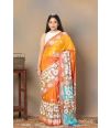 Sui-Dhaga - Pure Silk Kantha Stitch Saree
