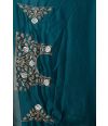 ZARI EMBROIDERED BORDER GEORGETTE DRAPE