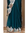 ZARI EMBROIDERED BORDER GEORGETTE DRAPE