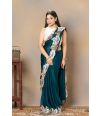 ZARI EMBROIDERED BORDER GEORGETTE DRAPE