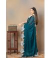 ZARI EMBROIDERED BORDER GEORGETTE DRAPE
