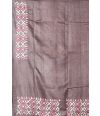 Shibori Tie Dye with Gujarati Work Pure Tussar Saree