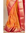 GOLD GLOW ZARI BLOOM SILK DRAPE