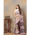 Shibori Tie Dye with Gujarati Work Pure Tussar Saree