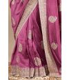 ZARI EMBROIDERED CHIFFON DRAPE