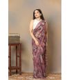 SOFT GEOMETRIC GLOW PRINTED CHIFFON DRAPE