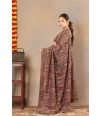 MULTI-HUED THREADWORK GEORGETTE