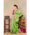 GREEN GLOW SILK DOLABERI SAREE