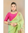 MAGENTA SHINE RAW SILK ALTERABLE BLOUSE