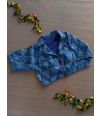 COTTON INDIGO BLOUSE