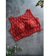 Rouge Rhythm (ALTERABLE COTTON IKAT BLOUSE)