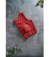Rouge Rhythm (ALTERABLE COTTON IKAT BLOUSE)