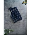 Twilight Thread (ALTERABLE BLUE COTTON IKAT BLOUSE)
