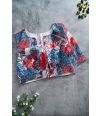 FLORAL PRINTED COTTON BLOUSE (ALTERABLE)