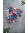 FLORAL PRINTED COTTON BLOUSE (ALTERABLE)