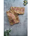 Biscotti Bloom Kalamkari Blouse (ALTERABLE)