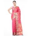 RANI PATOLA WITH ALL OVER BROCADE THREAD WORK, ZARI CONTRAST BORDER, ZARI PALLU & BROCADE BLOUSE PIECE