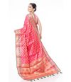 RANI PATOLA WITH ALL OVER BROCADE THREAD WORK, ZARI CONTRAST BORDER, ZARI PALLU & BROCADE BLOUSE PIECE