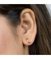 GOLDEN DOLPHIN SMALL EAR STUD