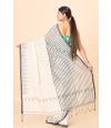 TempleSaanj Bengal Handloom Cotton Saree with matching blouse piece