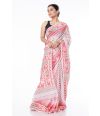 SOFT JAMDANI DHAKAI OFF WHITE BODY WITH ALL OVER MULTICOLOURED THREADWORK