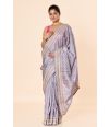 Tussar Bluemist Saree – Light, breezy, and elegant