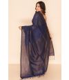 BERRY BLUE SOFT HANDLOOM WITH GOLD THREAD WORK, MATCHING BLOUSE PIECE