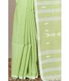 SOFT GREEN COTTON HANDLOOM