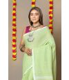 SOFT GREEN COTTON HANDLOOM