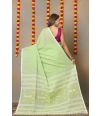 SOFT GREEN COTTON HANDLOOM