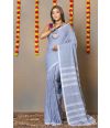 GREYISH BLUE HANDLOOM