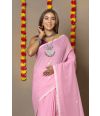 Pink Glow Cotton Handloom