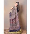 INDIGO AURA MODAL SILK SAREE