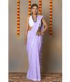 SOFT LAVENDER HANDLOOM SAREE