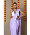SOFT LAVENDER HANDLOOM SAREE