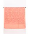 PEACH SHAWL WITH ALL OVER EMBROIDERY WORK 