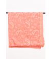 PEACH SHAWL WITH ALL OVER EMBROIDERY WORK 