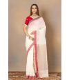 PURE COTTON HANDLOOM JUTE PALLU SAREE