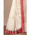 PURE COTTON HANDLOOM JUTE PALLU SAREE