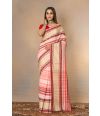 SOFT HANDLOOM SAREE WITH MULTICOLOUR WORK