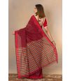 ALL OVER CHEQUERED  PURE HANDLOOM SAREE
