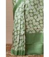 PRINT ON PURE TUSSAR SILK SAREE